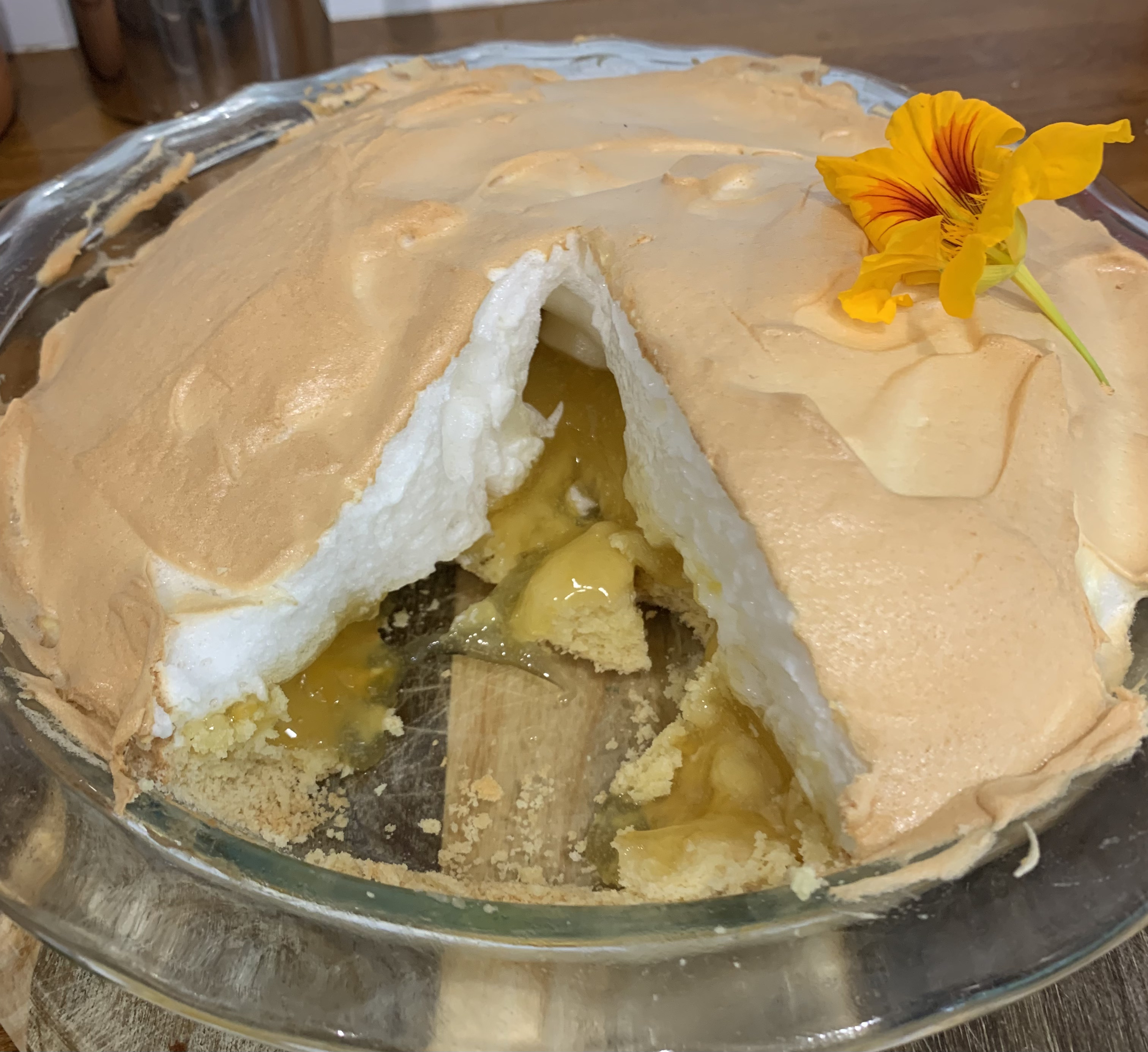 photo of lemon meringue pie